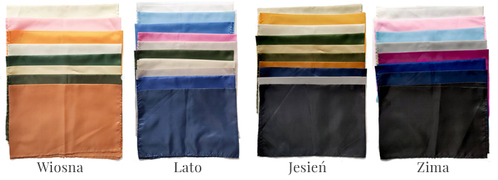 dodatki do płaszcza w kolorach bazowych do typu urody